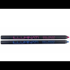 illuminati Cosmetics gel paint eyeliners